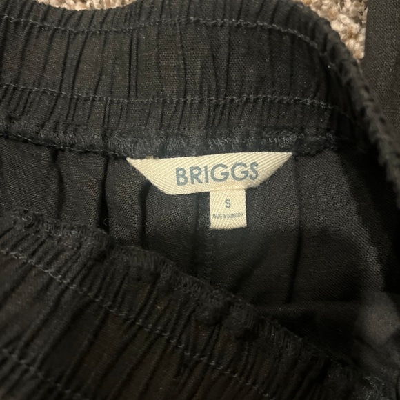 Briggs & Riley Black Wide-Leg Drawstring Pants - Picture 3 of 3